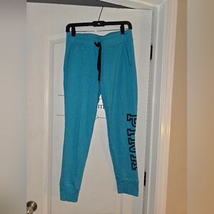 PINK Victoria's Secret Teal Joggers